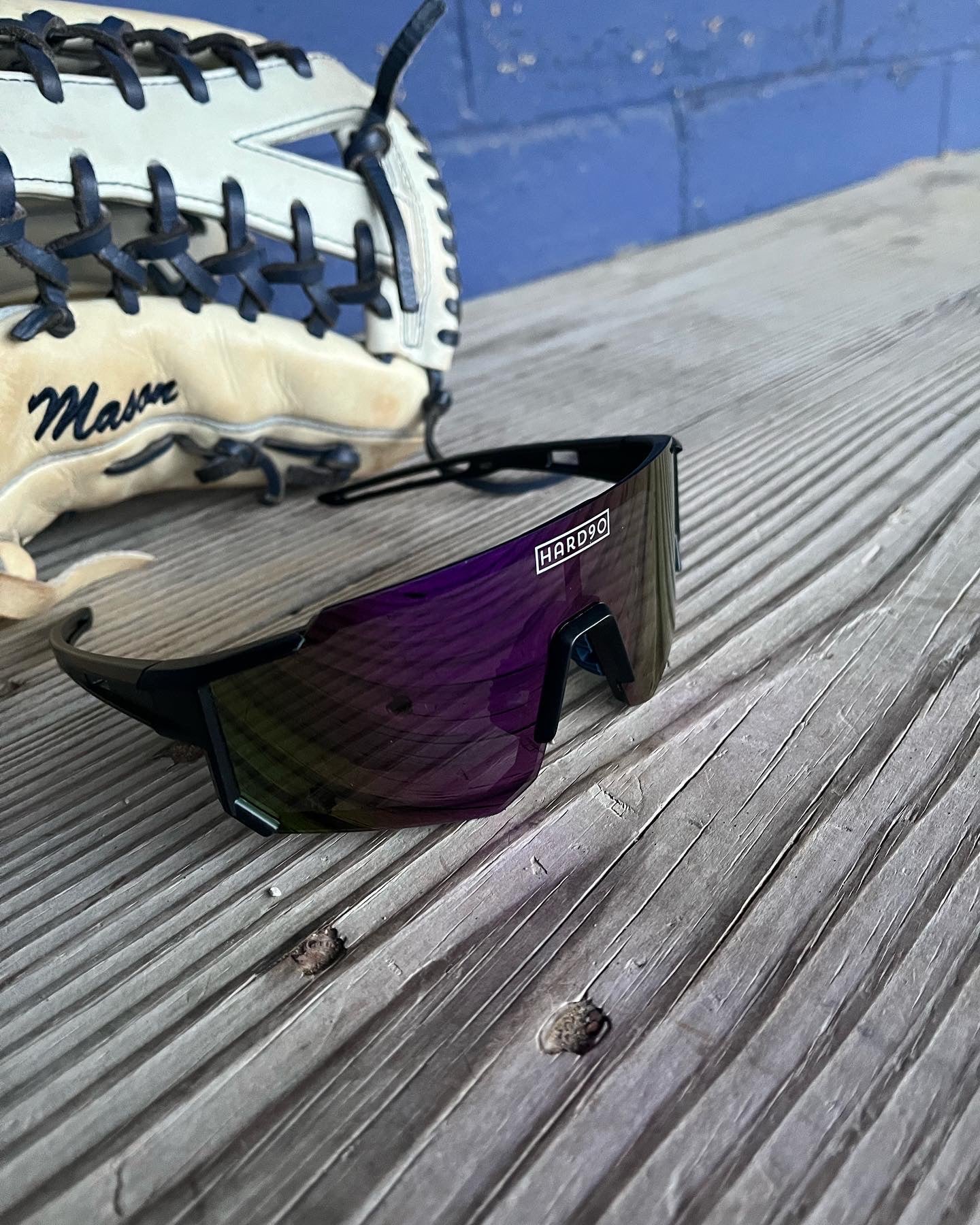 Baseball wood sunglasses on sale